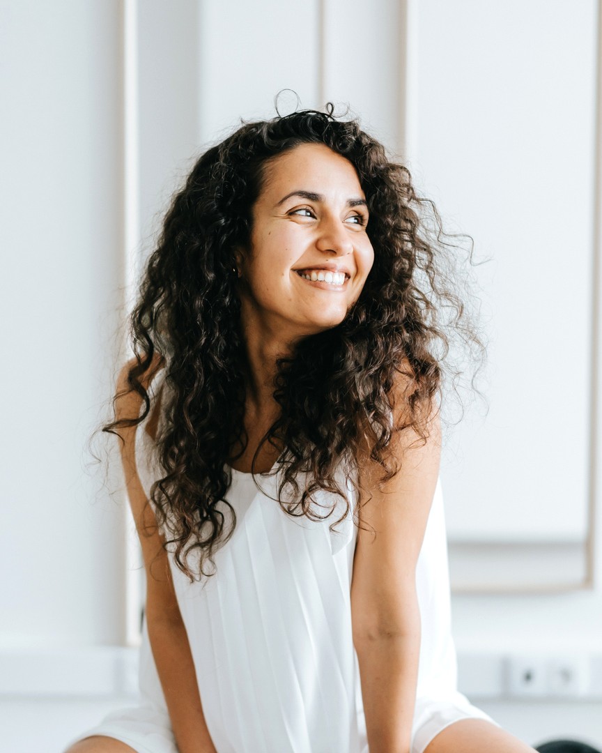 Ana Campos, fundadora e personal trainer da Vibrant Health Academy, no estúdio de treino em Lisboa